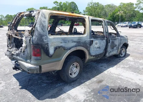 2003 Ford Excursion Eddie Bauer из США, поврежденный, VIN 1FMNU45S93EB12536